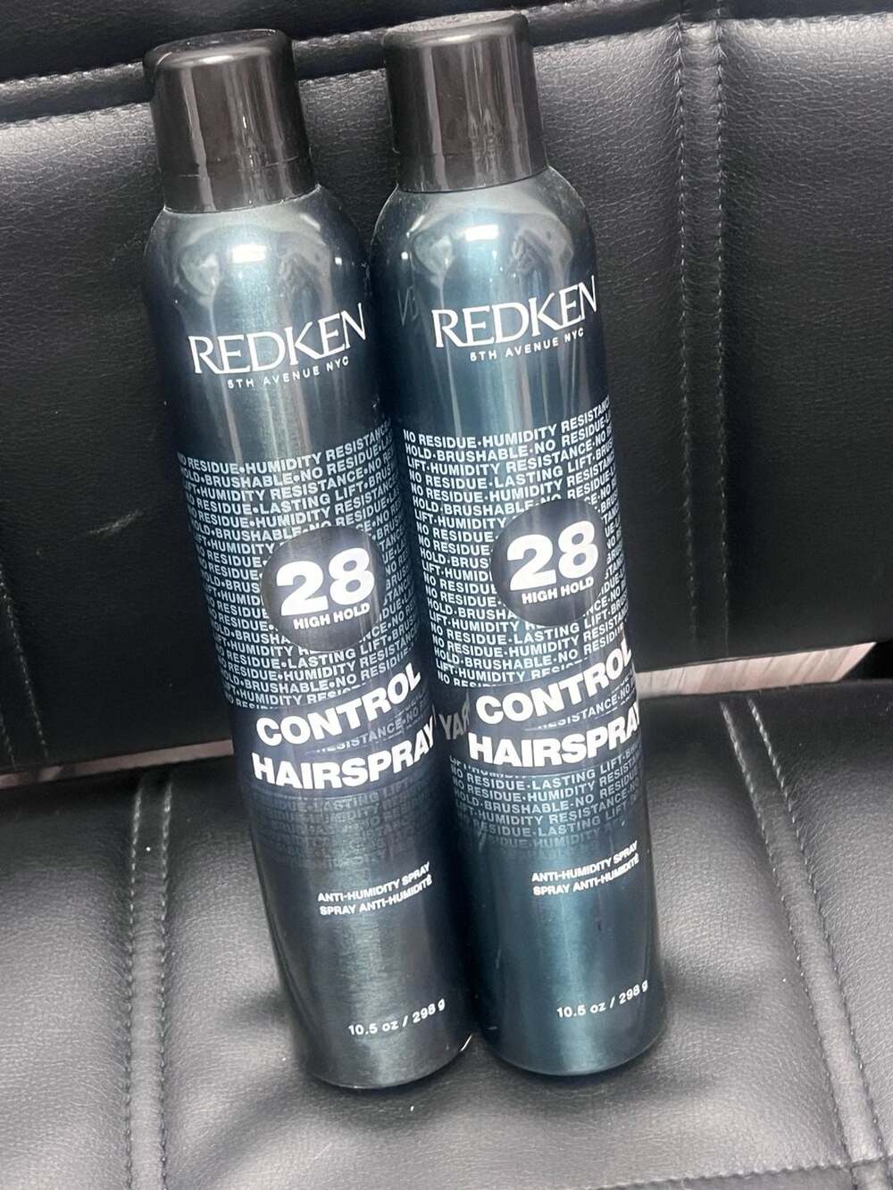 2 cans of Redken number 28 High Hold control hairspray